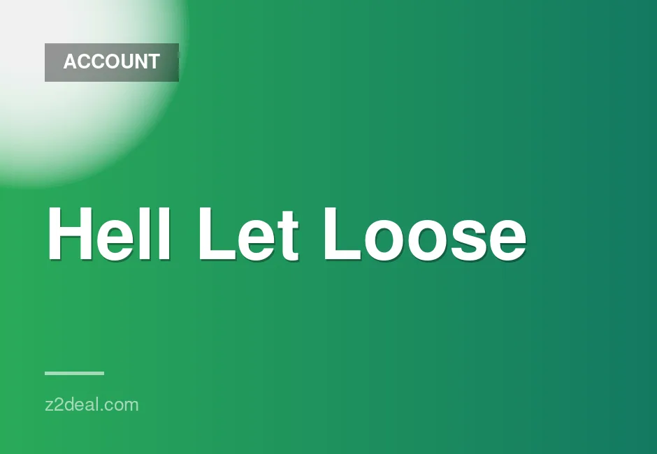 Hell Let Loose Steam Account with Full Access, Warranty, and 2 Bonus Gifts
