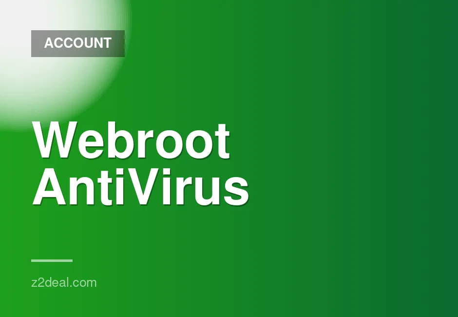 Webroot SecureAnywhere Antivirus for 1 PC valid until December 30, 2026