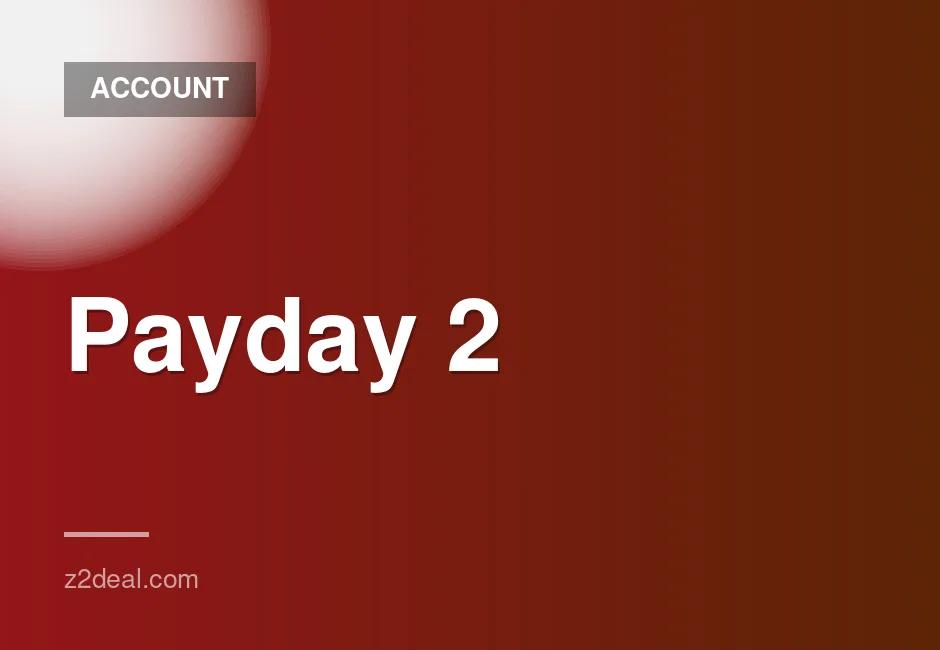 Payday 2 Steam Account with Full Access and buyer protection