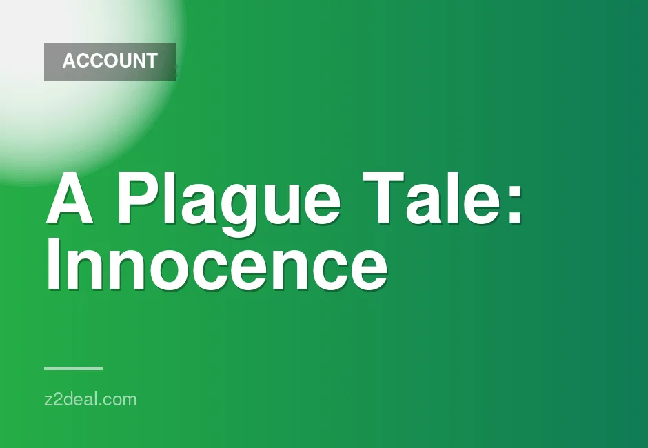 A Plague Tale: Innocence Steam Account with Full Access and Gifts