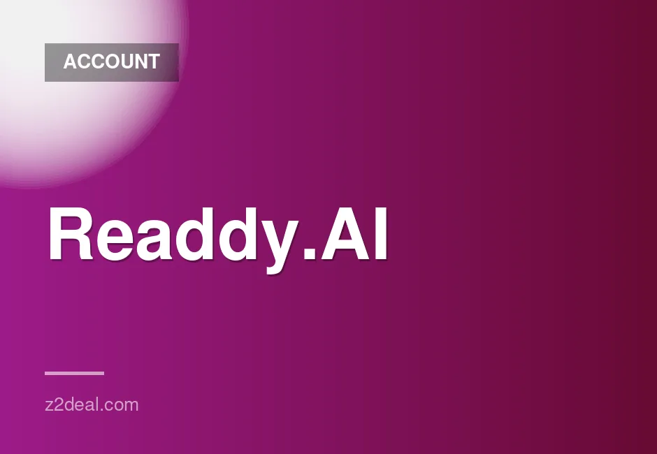 Readdy.AI one-month starter plan for private account access