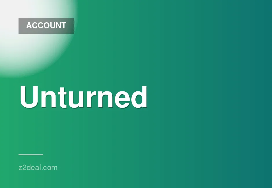 Unturned account with permanent gold upgrade and original email, full access, fast delivery
