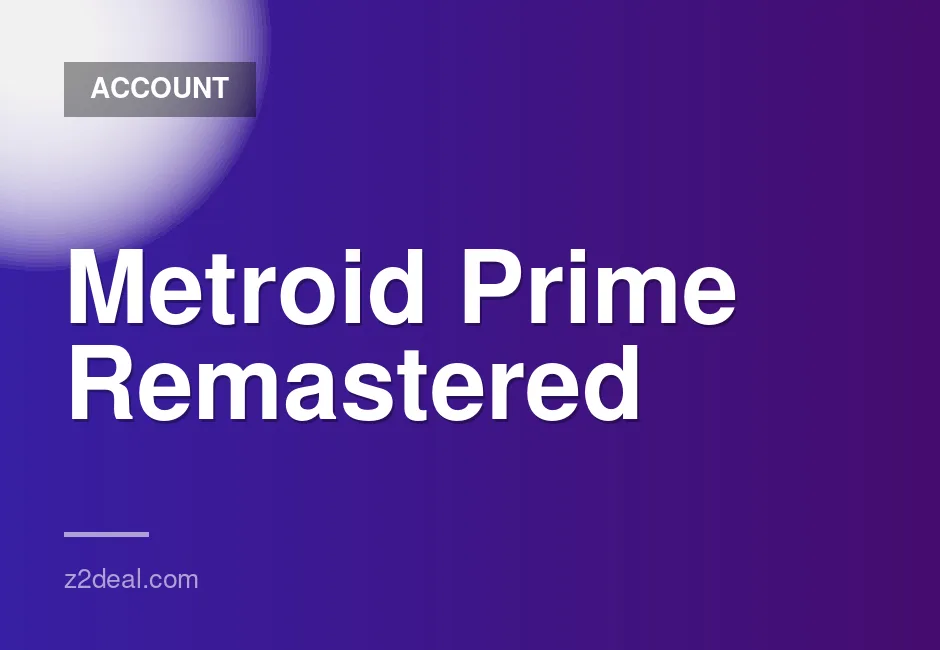 Metroid Prime Remastered digital game for Nintendo Switch - account included