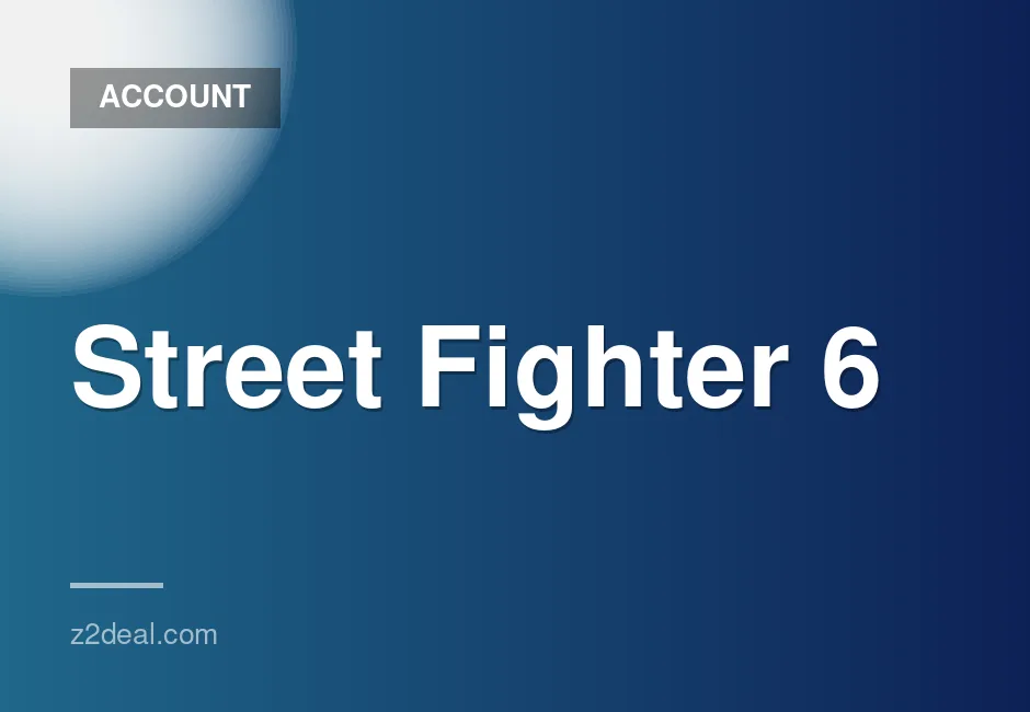 Street Fighter 6 Steam Account with Instant Delivery and Free Game Choice