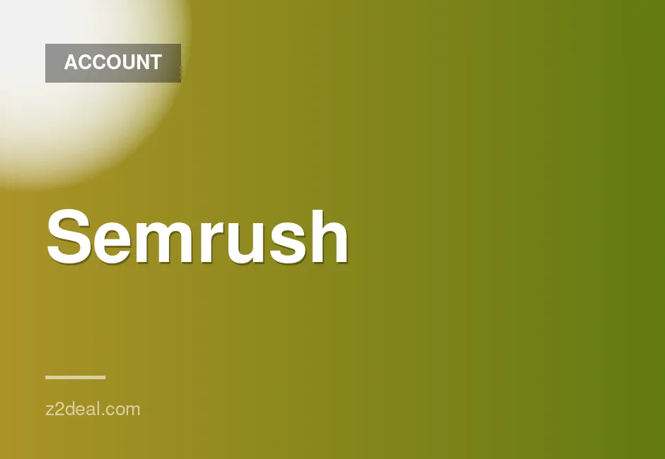 Semrush Guru Subscription with Trends and Adclarity for 1 Month - Data Export Available