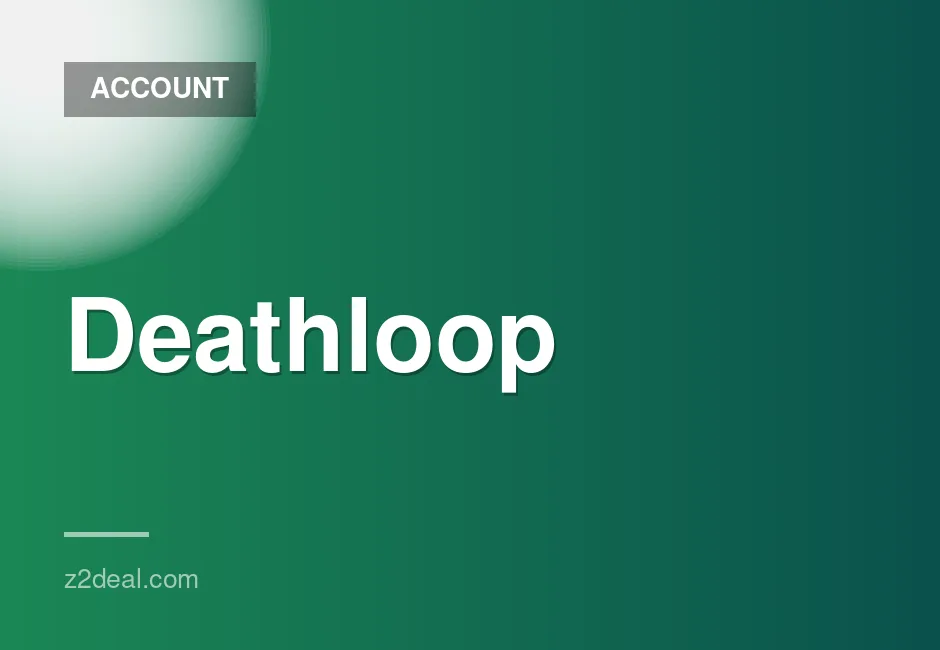 New Steam Account for Deathloop - 0 Hours Played, Data Change Available, Fast Delivery