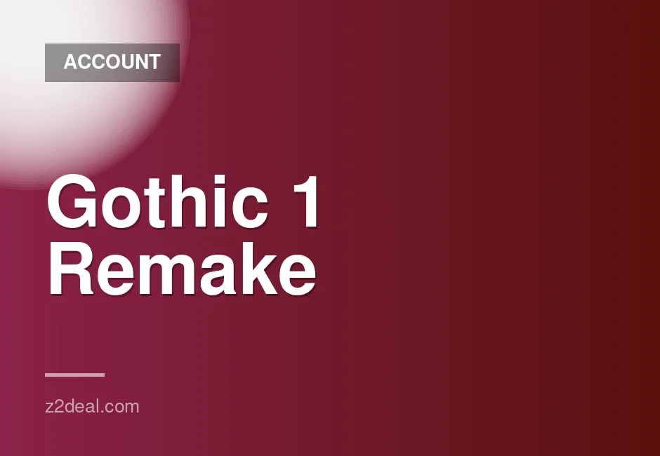 Steam Account for Gothic 1 Remake - Global Access