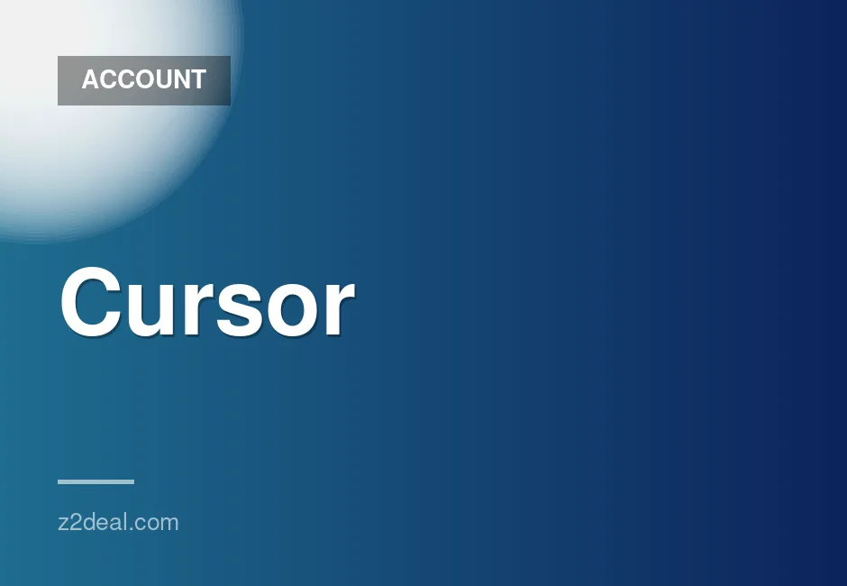 One Month Cursor Pro Plan Private Account with Complete Warranty