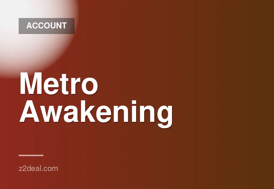 PS5 K1 Account for Metro Awakening Digital Games