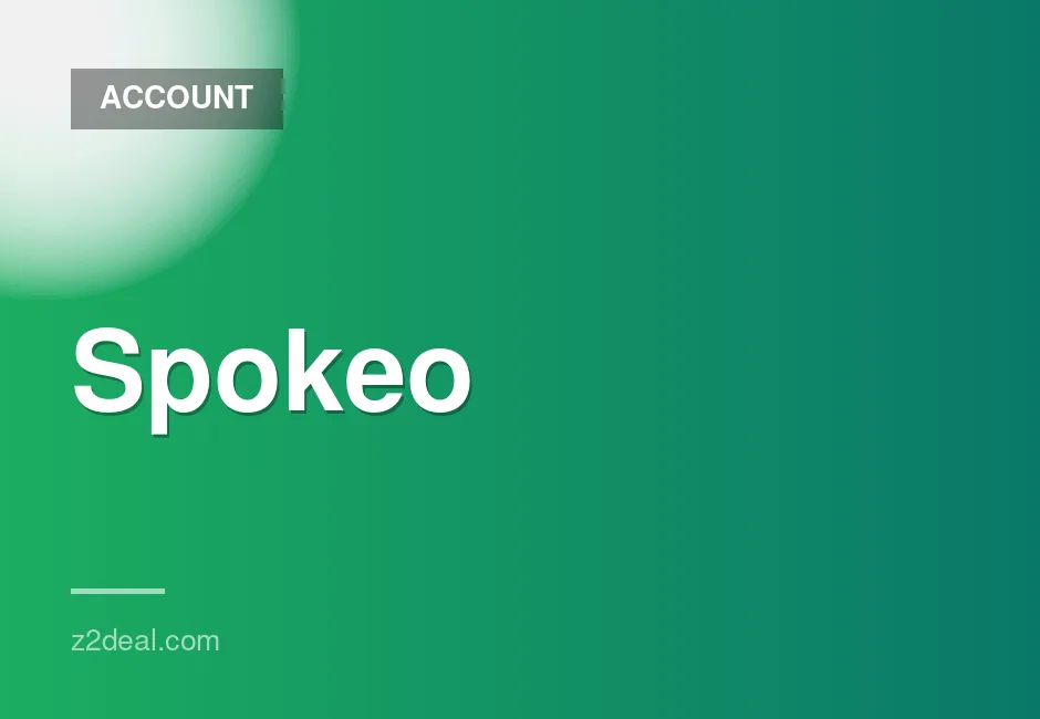 One Month Spokeo Private Account with Warranty