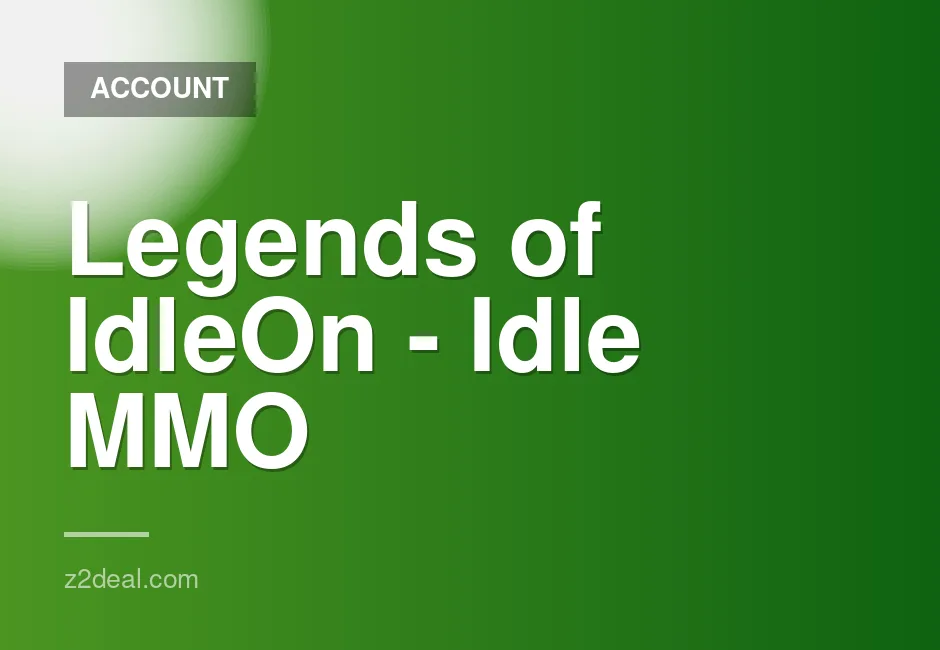 High-Level Mid-Game Legends of IdleOn Account for Sale
