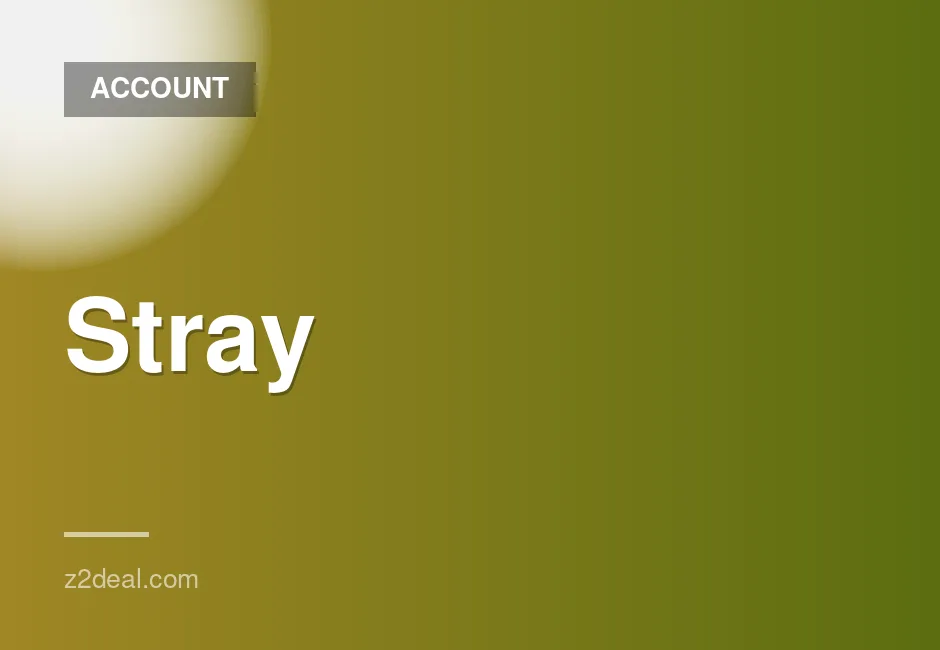 Stray Steam Account with Instant Delivery and Free Game of Your Choice
