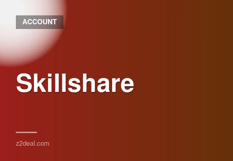 Skillshare Premium Subscription with Auto Renewal and Fast Delivery, Ad-Free Experience