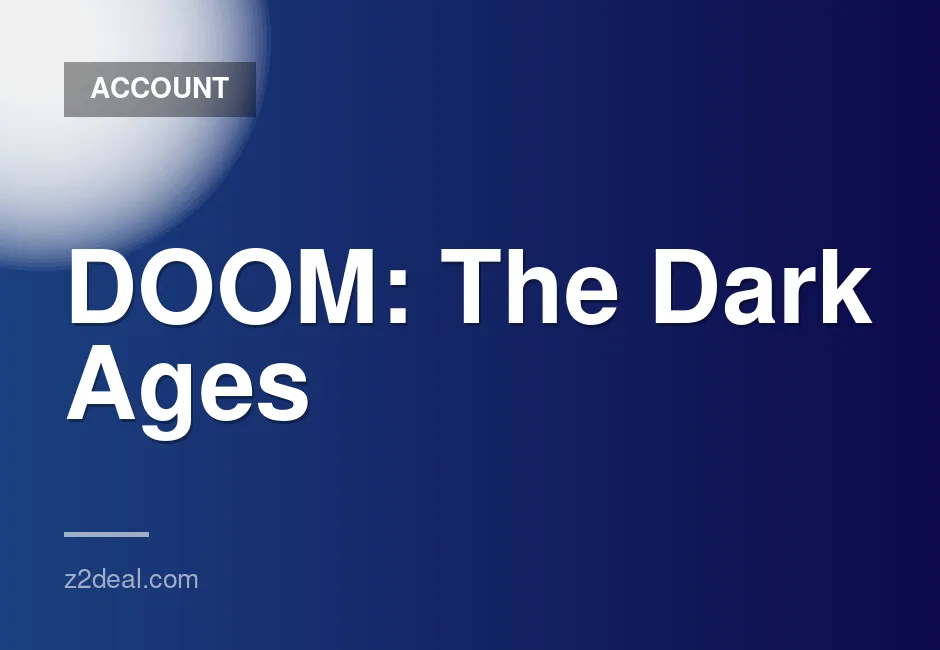 Doom: The Dark Ages Steam Account with Instant Delivery and Free Game Choice