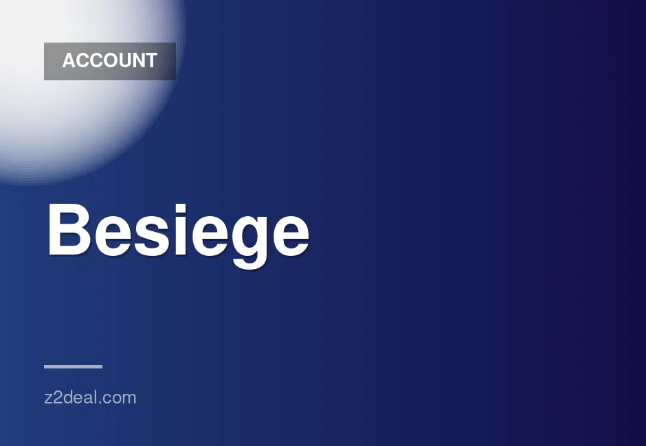 Besiege Steam Account with Full Access, Warranty, and Two Gift Items