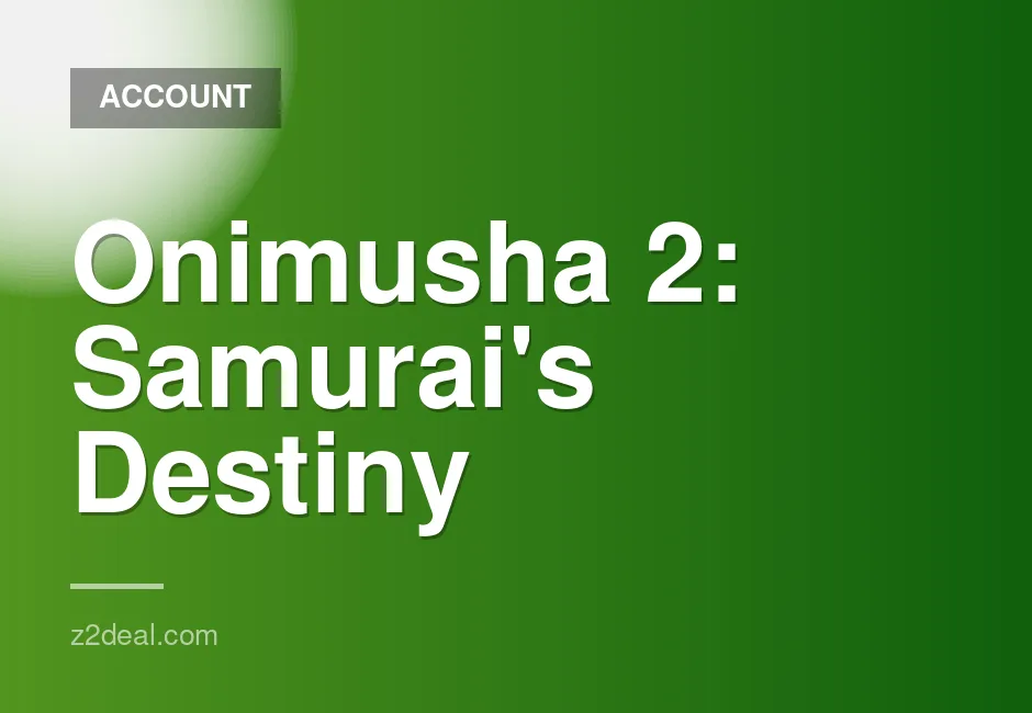 Onimusha Warlords and Onimusha 2 Samurai's Destiny for Offline Steam Access