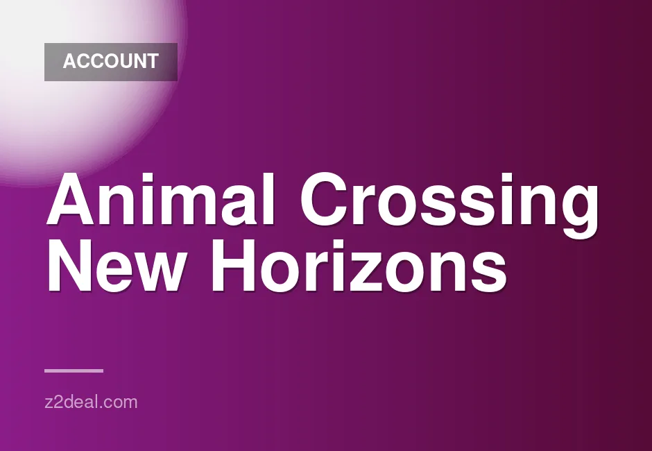 Digital Animal Crossing: New Horizons for Nintendo Switch - buyer-protected Account