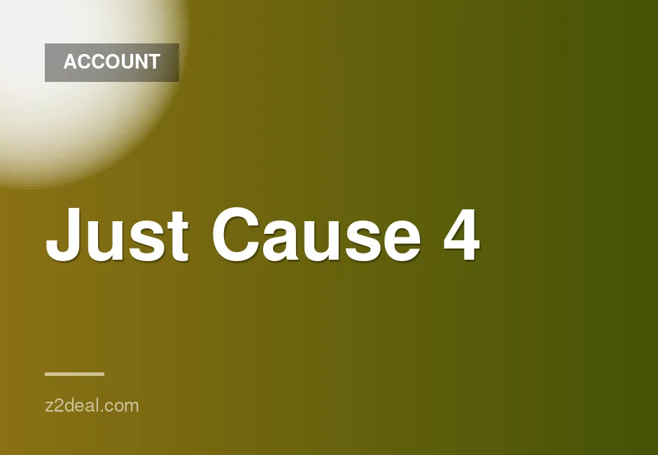 Just Cause 4 Game for Steam - Offline Access Included