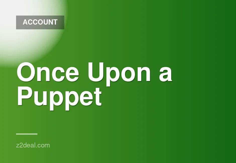 Once Upon a Puppet digital game for Switch with NS sub-number
