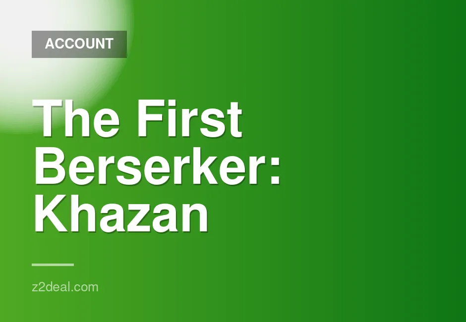 PS5 K1 Account for The First Berserker: Khazan Standard Edition Digital Game