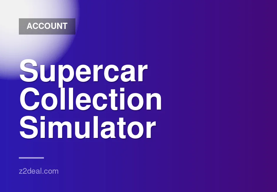 30-Day Shared Offline Access for Supercar Collection Simulator Account