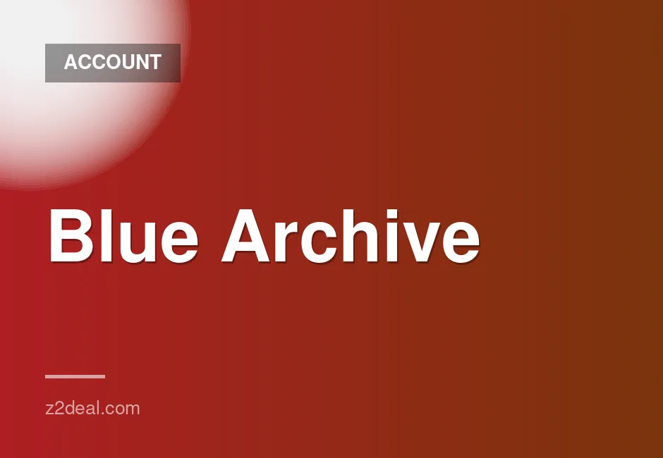 Nexon Blue Archive Fresh Account for Korea Server with Full Access and 100% Guarantee