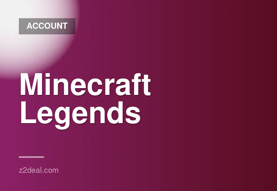 Minecraft Legends Steam Account with Full Access for Sale
