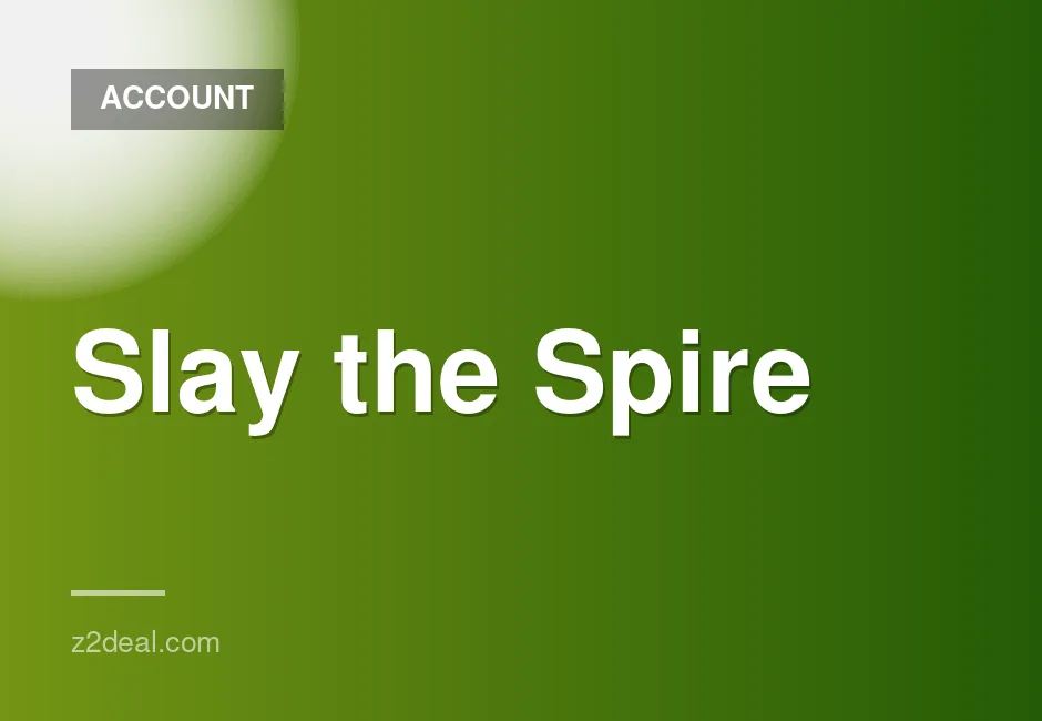 Steam Account for Slay the Spire (0-300 Hours) Full Access with Auto Delivery