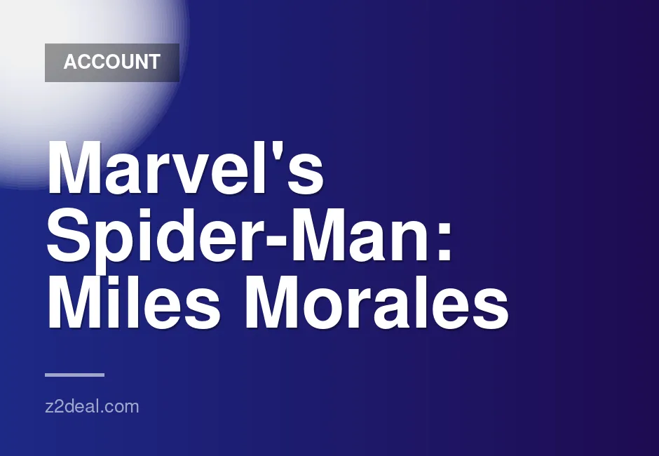 Marvel's Spider-Man: Miles Morales Steam Account with Instant Delivery and Free Game Choice