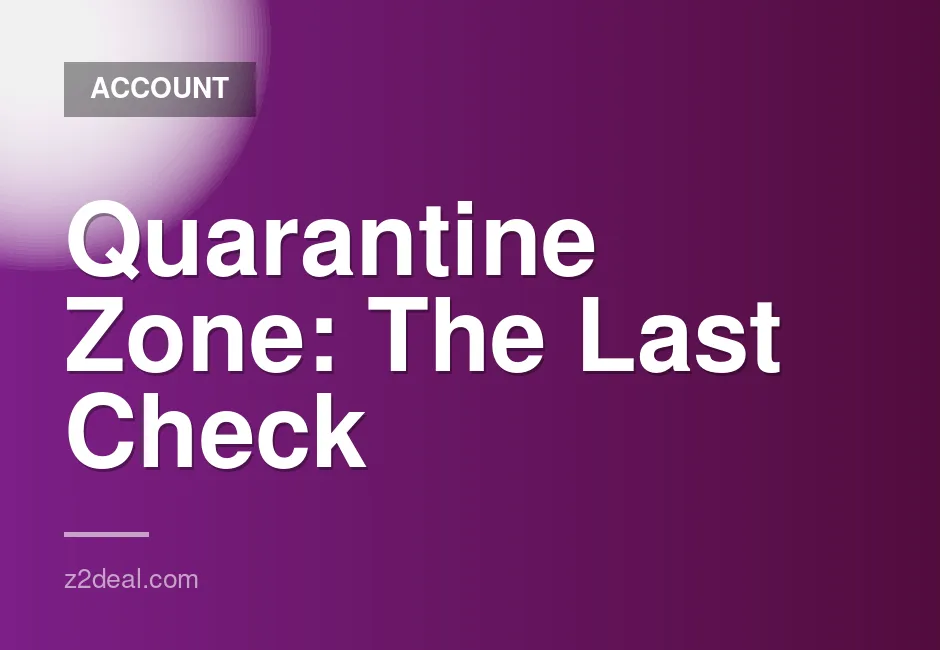 Global Steam Account for Quarantine Zone: The Last Check
