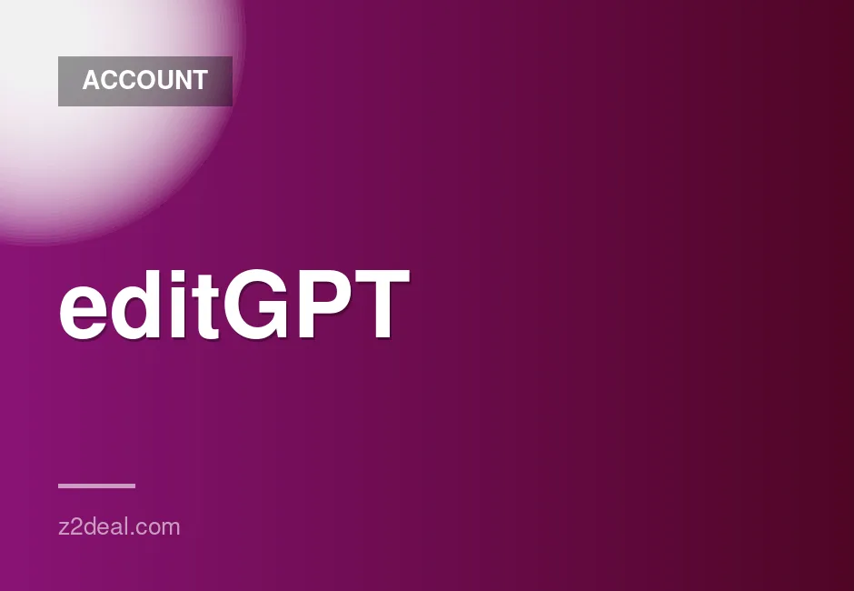 1 Month Access to Private editGPT Elite Account with Quick Delivery