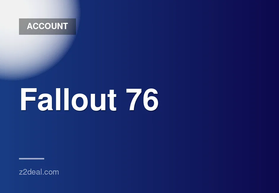Fallout 76 Steam Account with Full Access and Mail Delivery Guaranteed