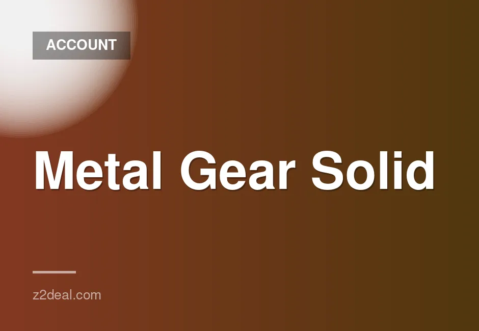 Metal Gear Solid V: The Phantom Pain Steam Account for Offline Play