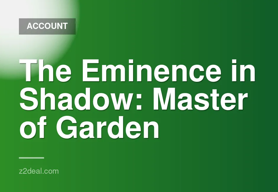 Japan account with 145000-250000 crystals and 5-25 SSR characters for Eminence in Shadow