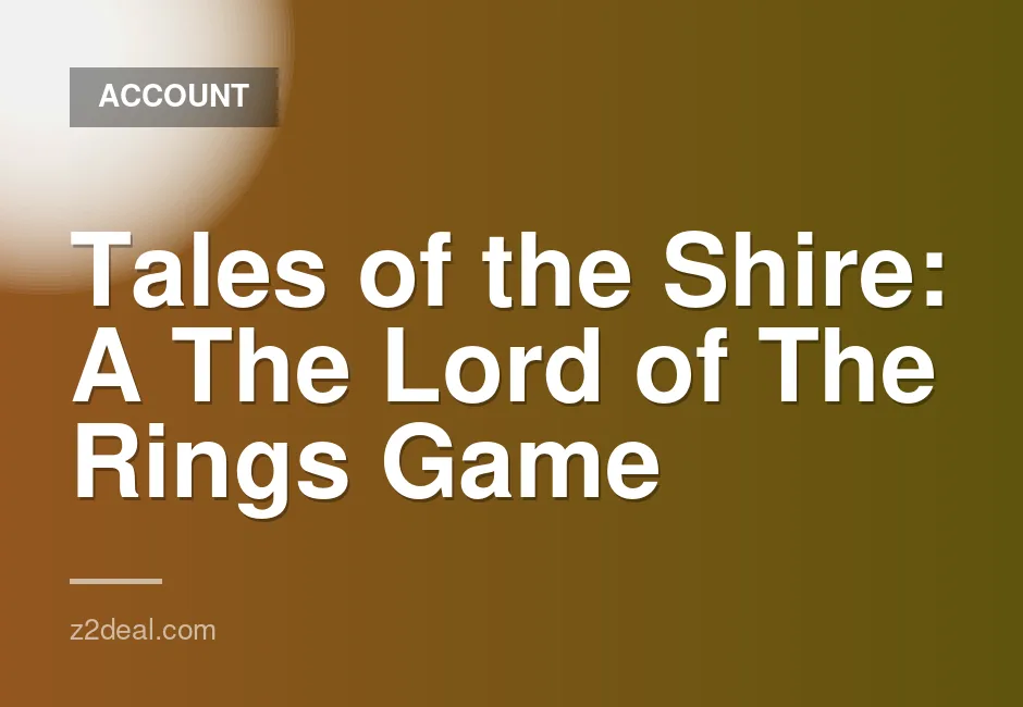 Tales of the Shire digital game for Nintendo Switch account with NS sub-number