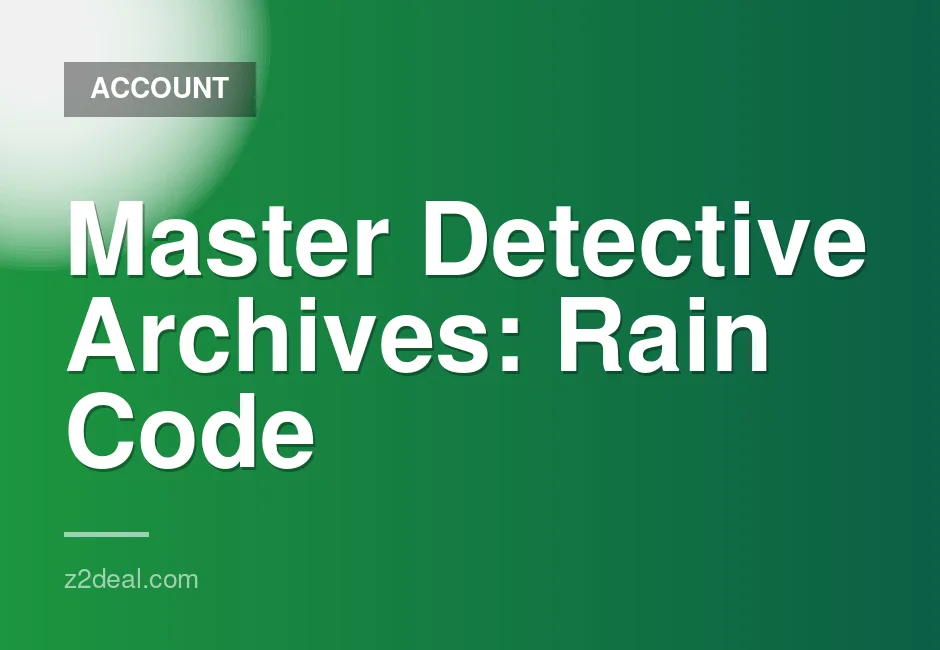 Master Detective Archives: Rain Code digital game for Nintendo Switch
