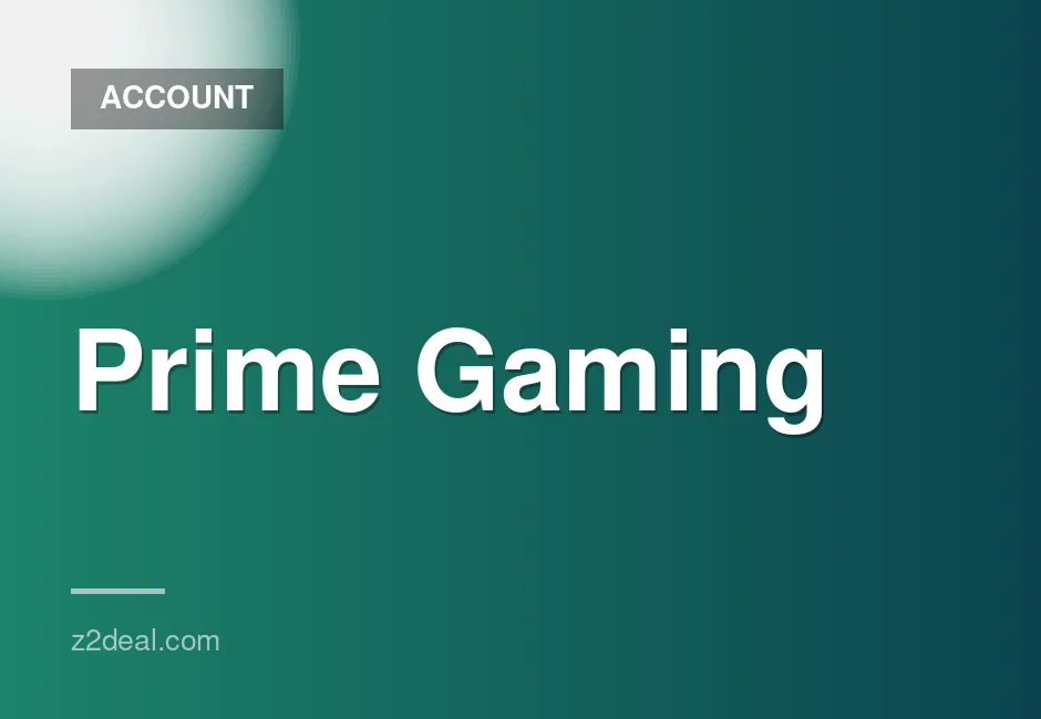 One Month Prime Gaming Private Account with Fast Delivery