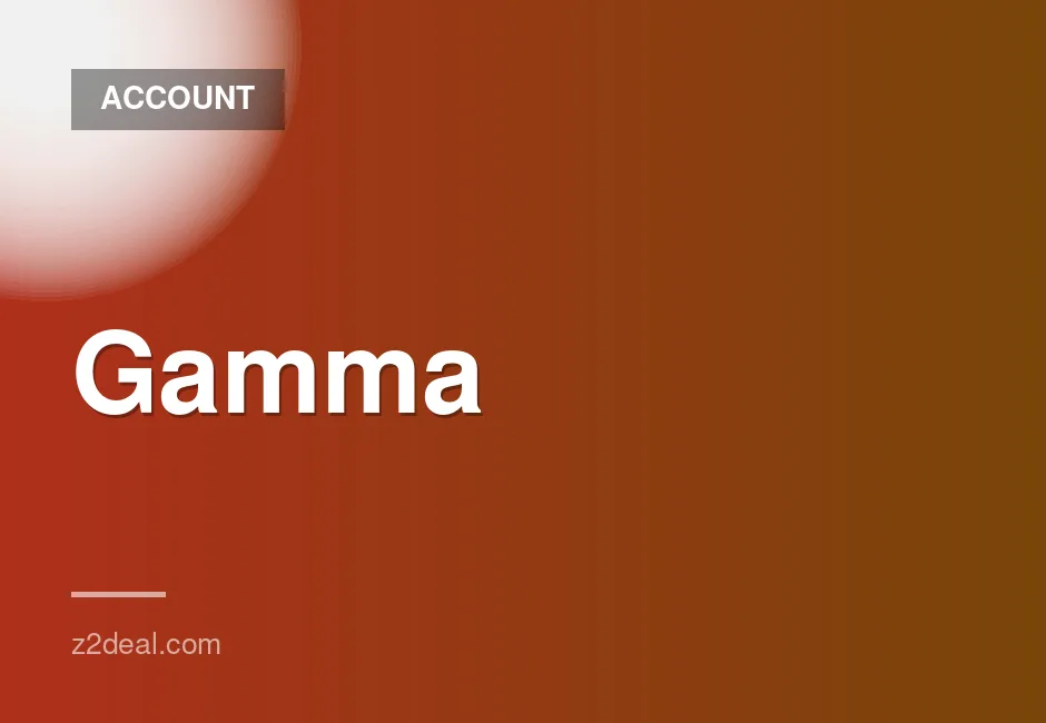 Gamma Pro 12 Month Private Gaming Account for Sale