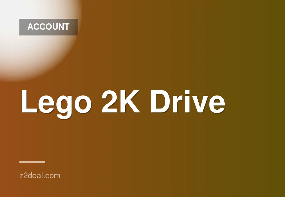 New Steam Account for Lego 2K Drive, 0 hours played, customizable data, fast delivery
