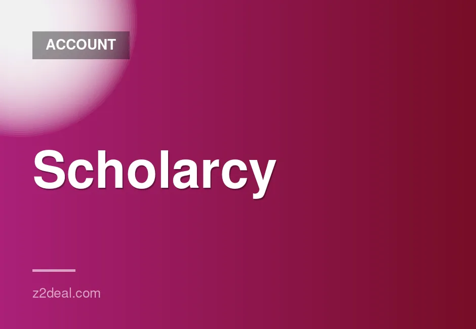 One Month Scholarcy Plus Private Account with Warranty