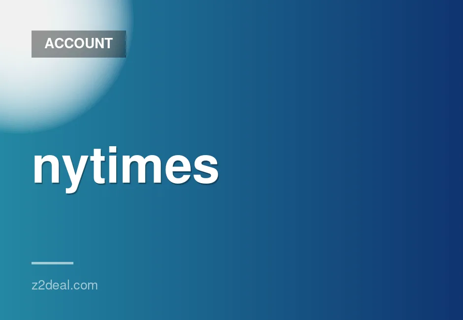 NYtimes account registration for agents in the UK