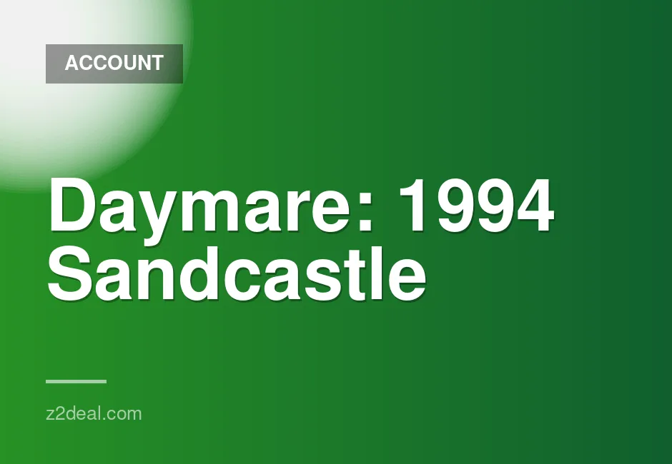 New Steam Account for Daymare: 1994 Sandcastle - 0 Hours Played, Data Changeable, Quick Delivery