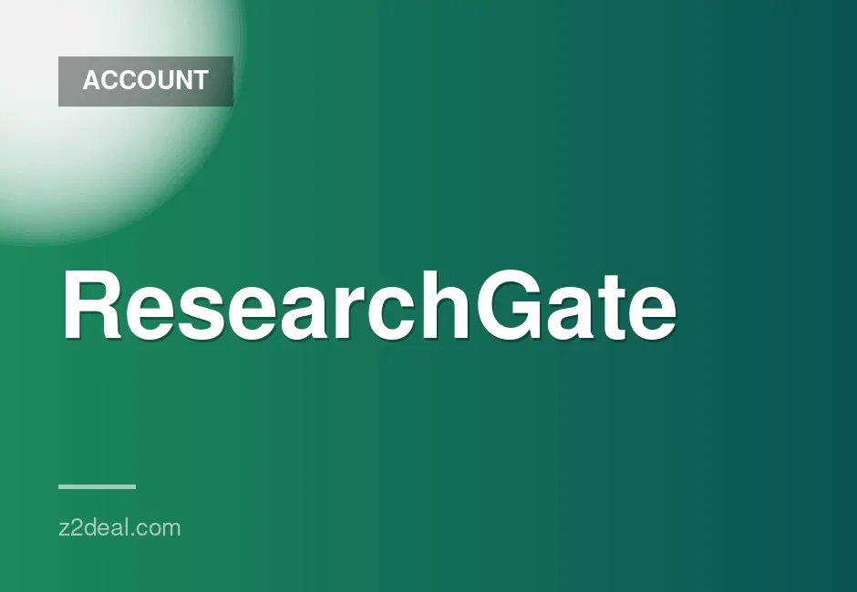 ResearchGate account access for 10 days - private and secure