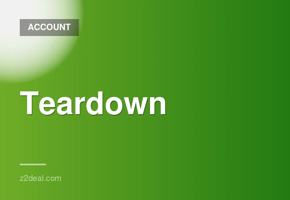 Teardown game account for sale - secure buyer protection transaction available