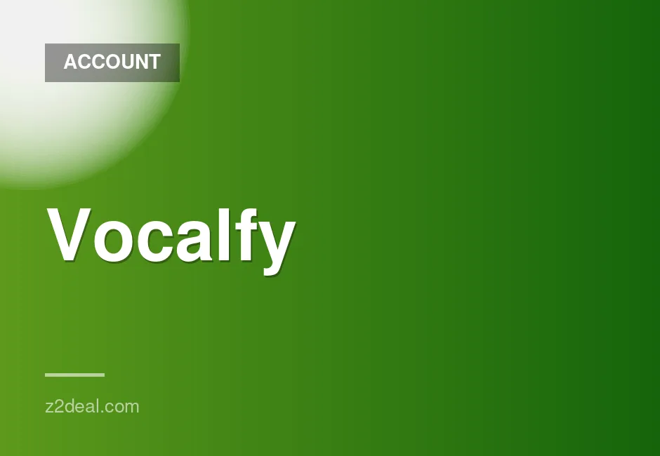 Vocalfy Studio Subscription for $28.99 with Private Account and 1 Month Warranty