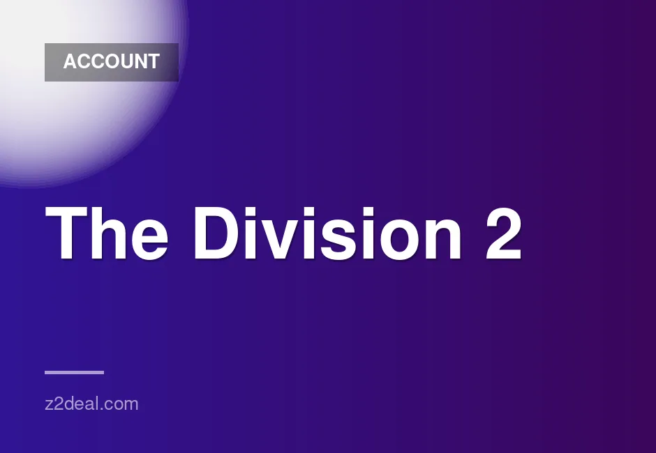 The Division 2 account with full access on Uplay