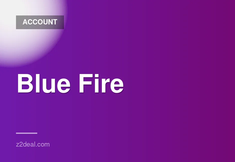 New Steam Account for Blue Fire - No Playtime, Data Changeable, Quick Delivery
