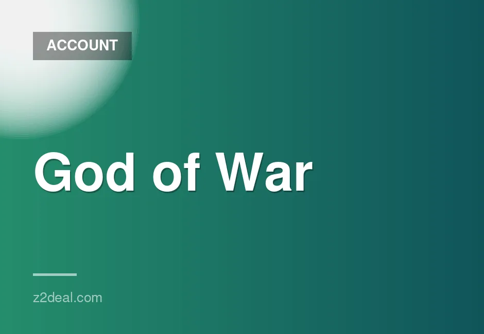 God of War account with full access and online features for sale