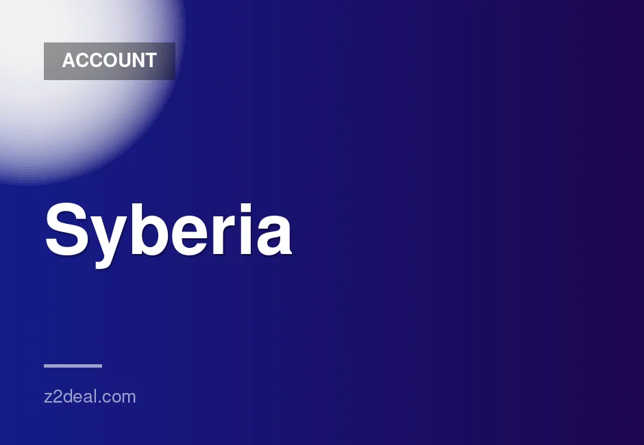 New Steam Account for Syberia with Zero Playtime and Quick Data Change Available