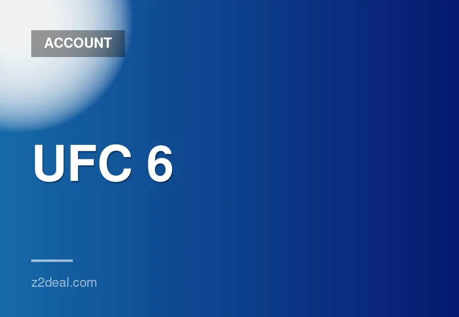 UFC 6 Ultimate Edition PS5 Shared Account with Offline Access for Sale